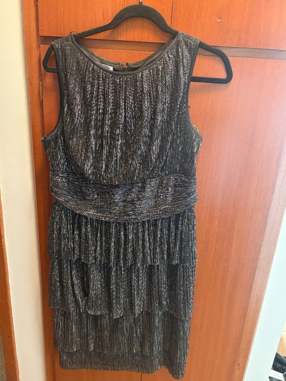 Silver and Black Melanie Lyne Dress